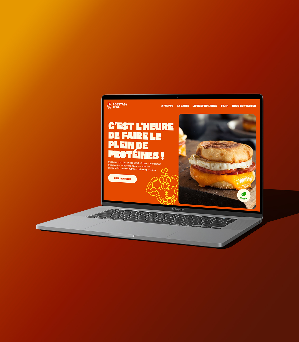 Mockup de la Home version desktop