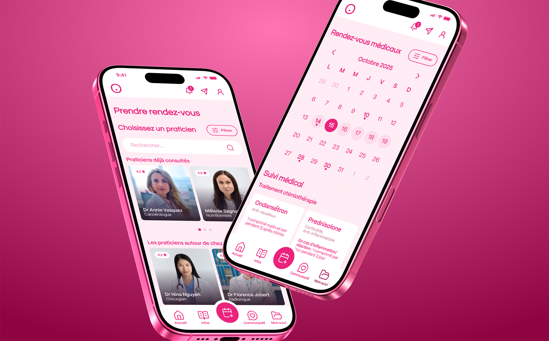 Menu du midi version desktop