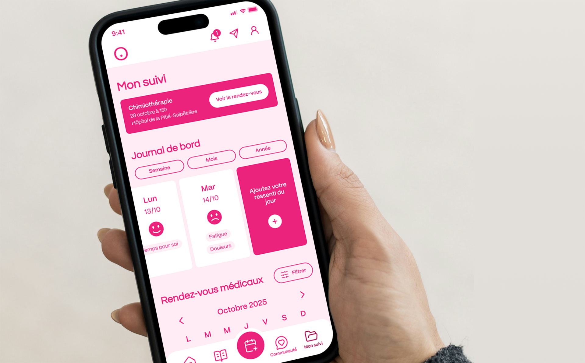 Menu du midi version desktop